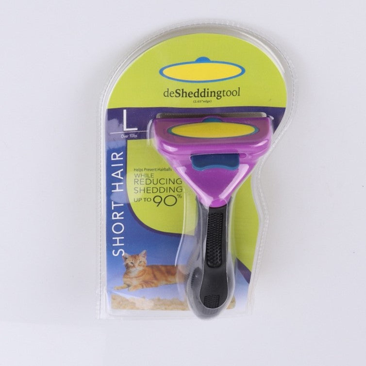Pet Grooming Brush, Deshedding Tool for Dogs & Cats, Effectively Reduces Shedding - lollimeow