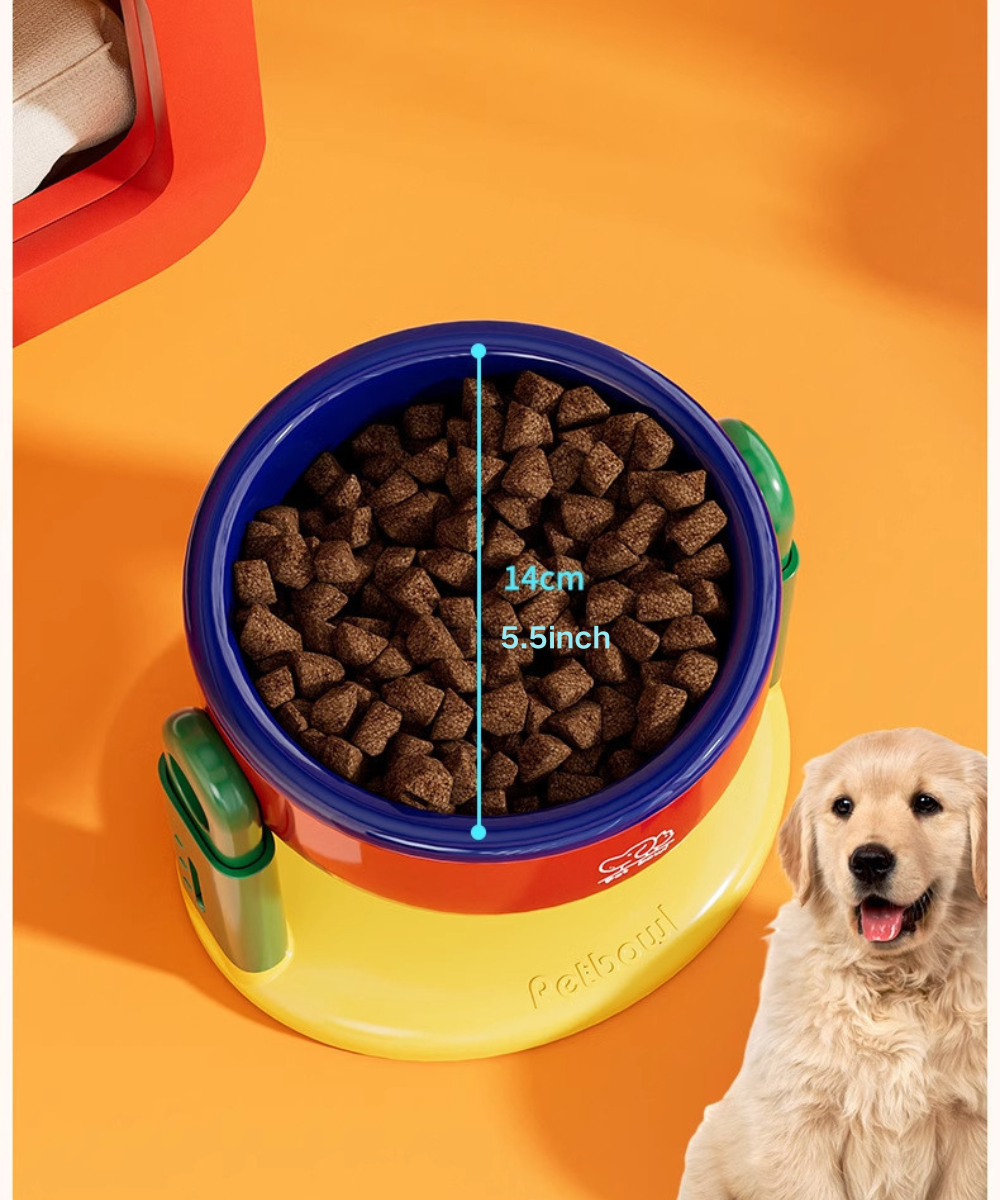 Suction Cup Adjustable Pet Bowl - Ensuring Safe and Stable Dining for Your Pet's Comfort - lollimeow
