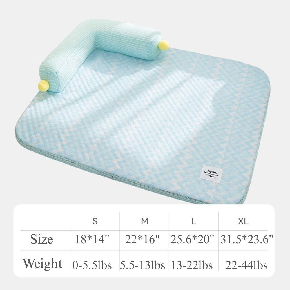 Cool Pet Sleeping Pad, Self-Cooling, Zero-Pressure Support Mat for Dogs & Cats up to-44 lbs - lollimeow