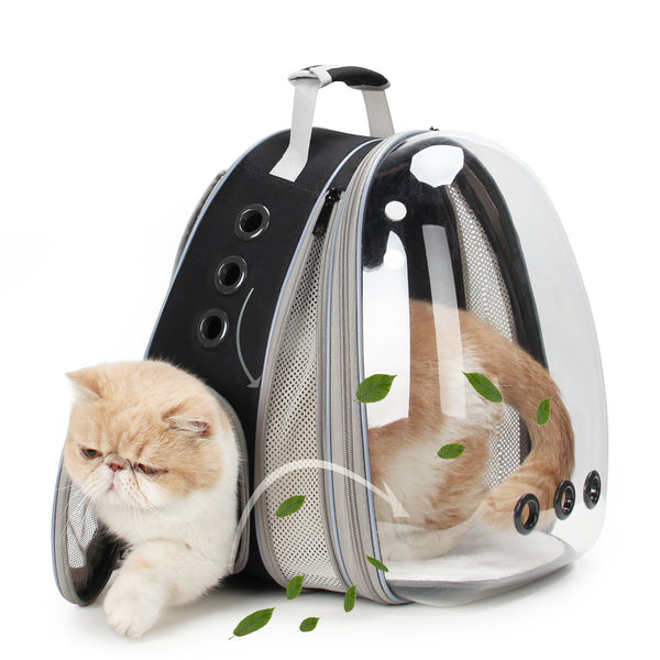 Lollimeow Pet Backpack Carrier for Cats and Puppies - Ventilated