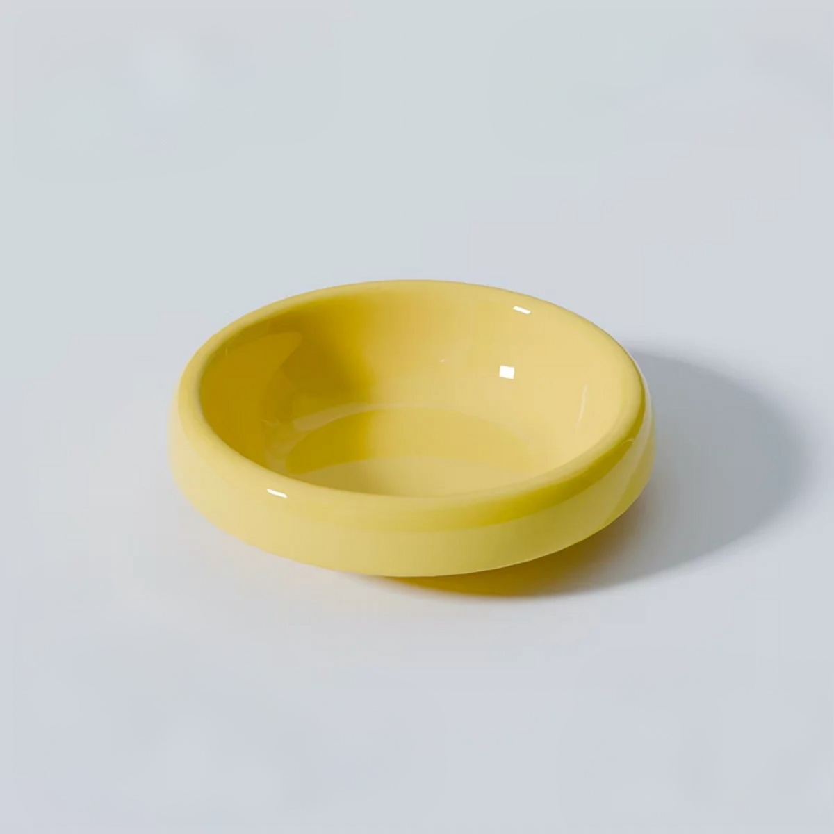 Elevated Ceramic Cat Bowl with Adjustable Metal Stand