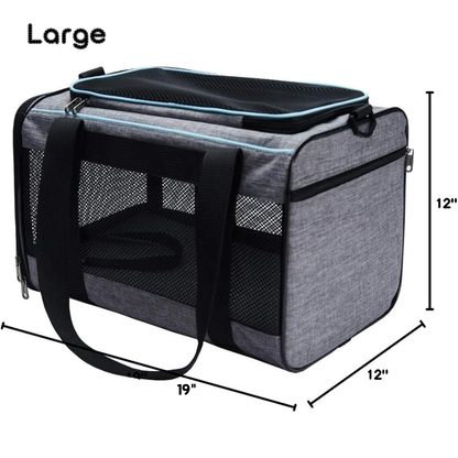 Lollimeow Cat & Dog Soft-Sided Carrier for Pets Up to 22 Lbs