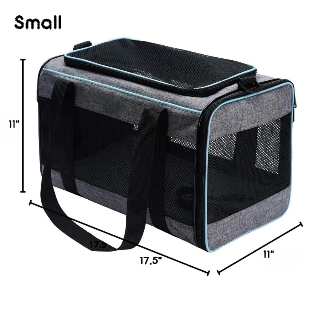 Lollimeow Cat & Dog Soft-Sided Carrier for Pets Up to 22 Lbs