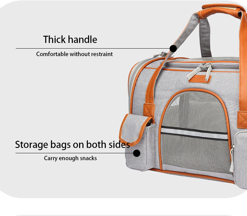 Pet Travel Backpack, TSA Airline Approved Carrier Soft Sided(Two Colors)