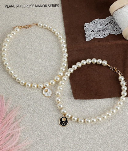 Pet Artificial Pearl Necklace for Cat and Dog