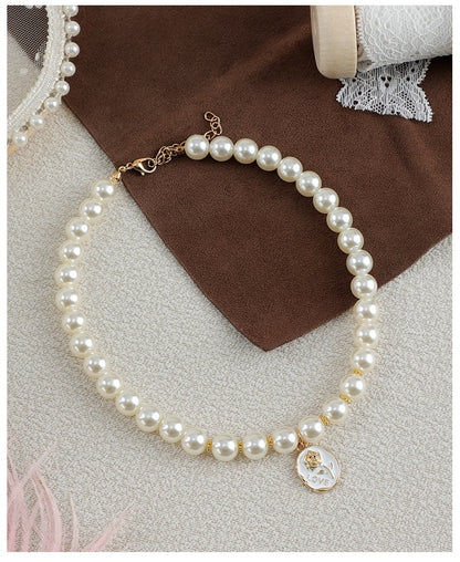 Pet Artificial Pearl Necklace for Cat and Dog