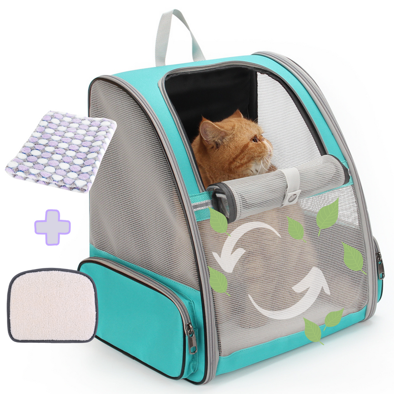 Cat Pet Carrier Fully Ventilated Style Backpack Three Colors lollimeow