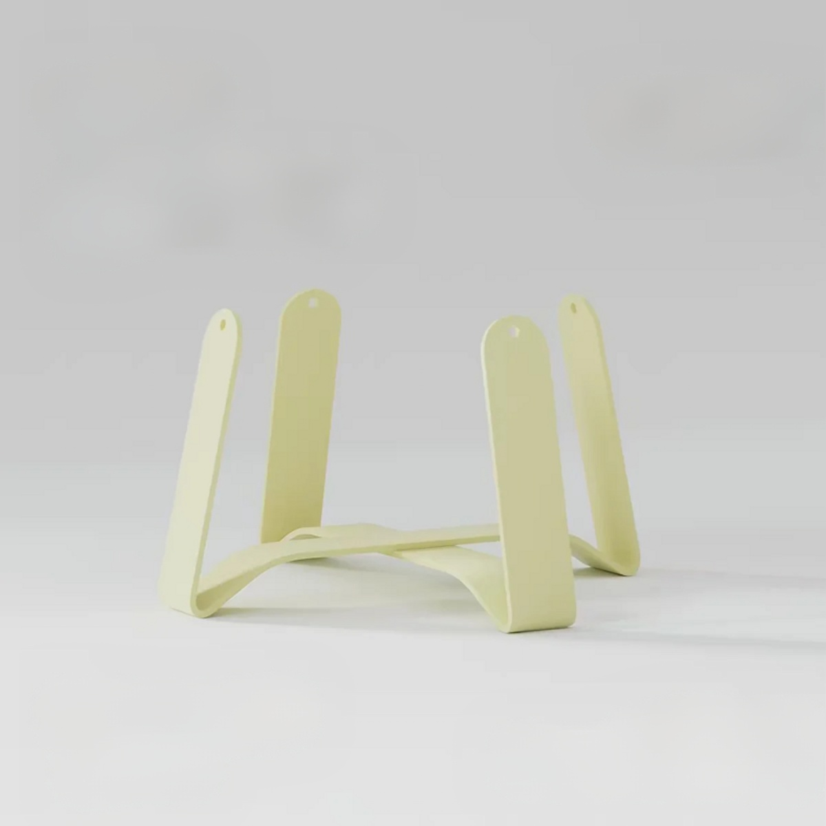 Elevated Ceramic Cat Bowl with Adjustable Metal Stand