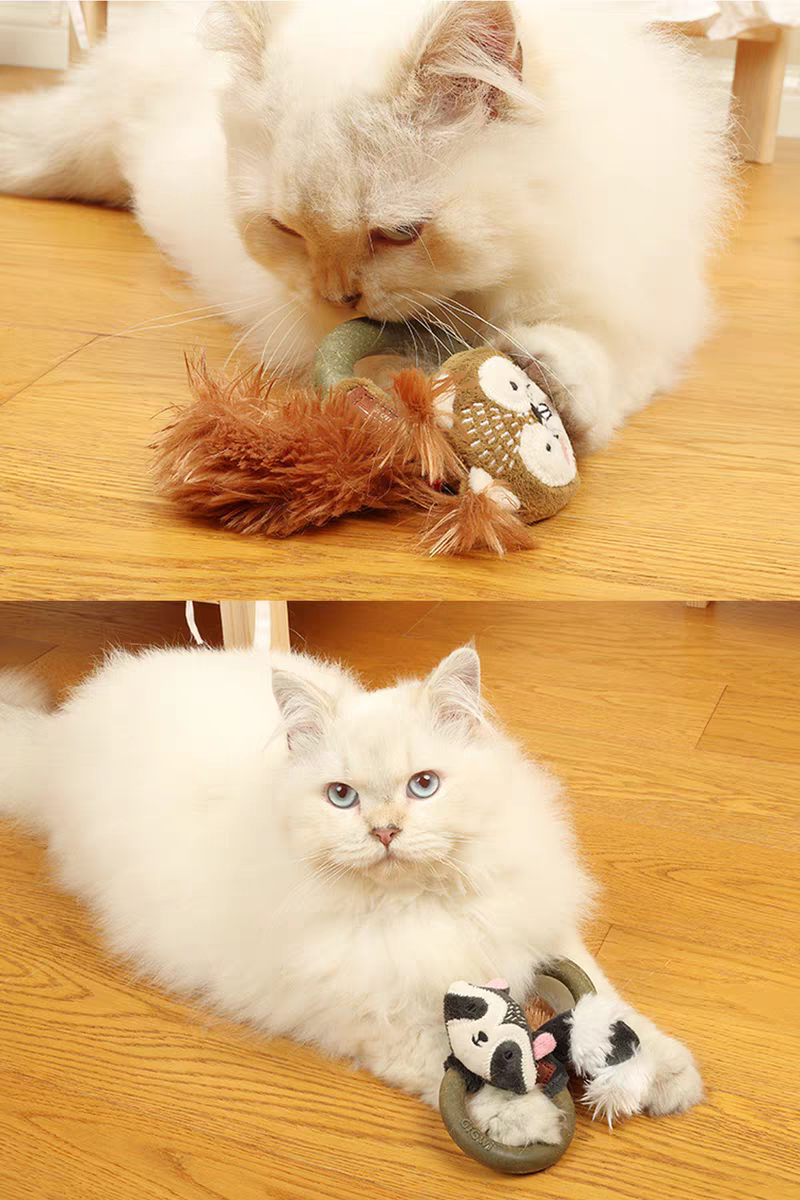 Silvervine Cat Chew Toys, Natural Catnip Teething Toys