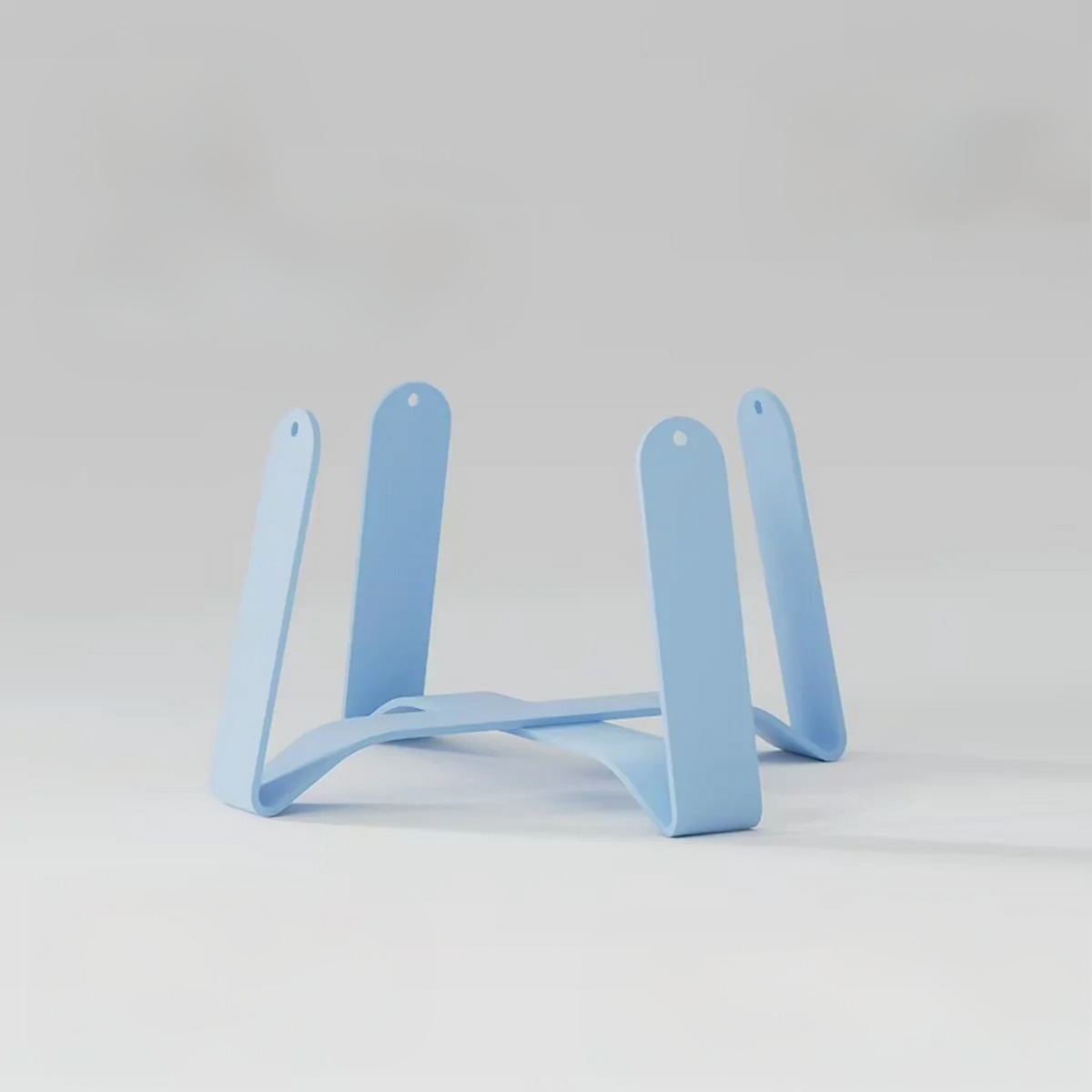 Elevated Ceramic Cat Bowl with Adjustable Metal Stand