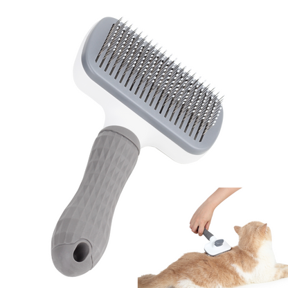 Pet Self Cleaning Slicker Brush for Dogs & Cats