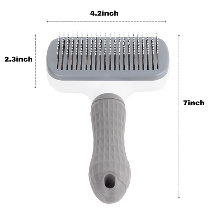 Pet Self Cleaning Slicker Brush for Dogs & Cats