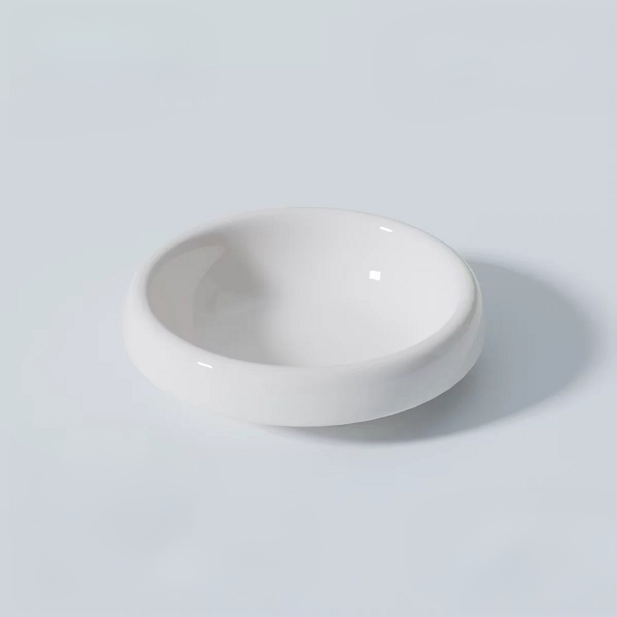 Elevated Ceramic Cat Bowl with Adjustable Metal Stand