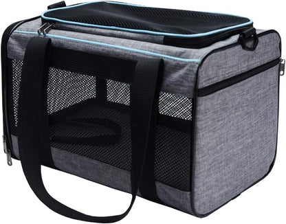 Lollimeow Cat & Dog Soft-Sided Carrier for Pets Up to 22 Lbs