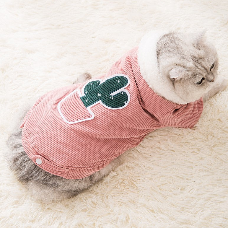 Pet Cat Turtleneck Clothes Winter Outfits Sweaters