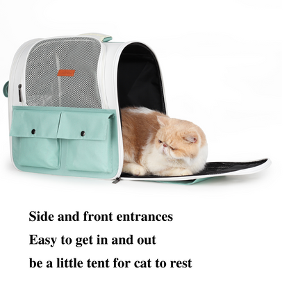 Pet Mesh Window Backpack, Ventilation Design