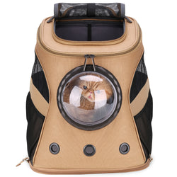 Breathable Cat Carrier Backpack Transparent Cat Capsule Bubble Bags for  Travel