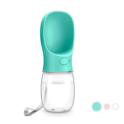 Pet Water Bottle with Bowl Dispenser for Walking/Travel,