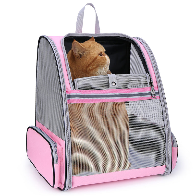 Cat Pet Carrier Fully Ventilated Style Backpack