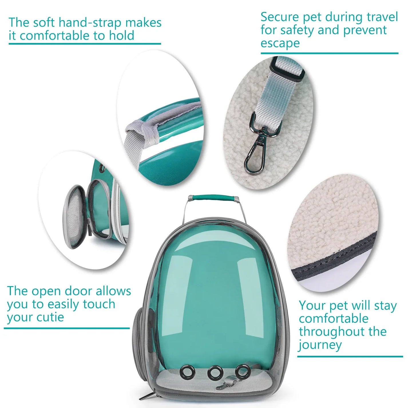 Cat Bubble Backpack with Clear Window, Space Capsule Transparent ...