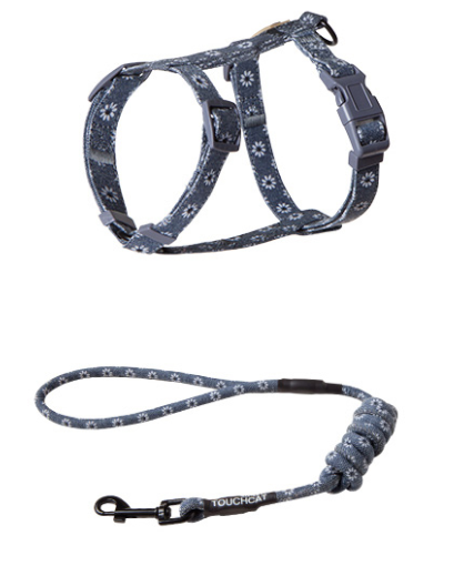 Pet Adjustable Collar Harness & Leash Set - lollimeow