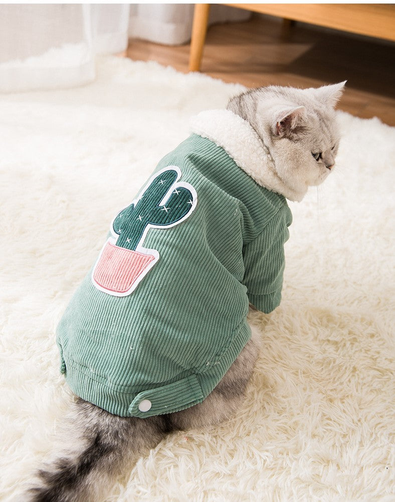 Pet Fashion Shirt, Cat Cotton Vest/Hoodie(Hosico Same Style) – lollimeow