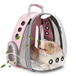 CAT BUBBLE BACKPACK WITH CLEAR WINDOW FOR HIKING-【Front Expandable】