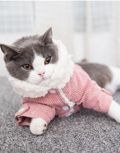 Pet Cat Turtleneck Clothes Winter Outfits Sweaters