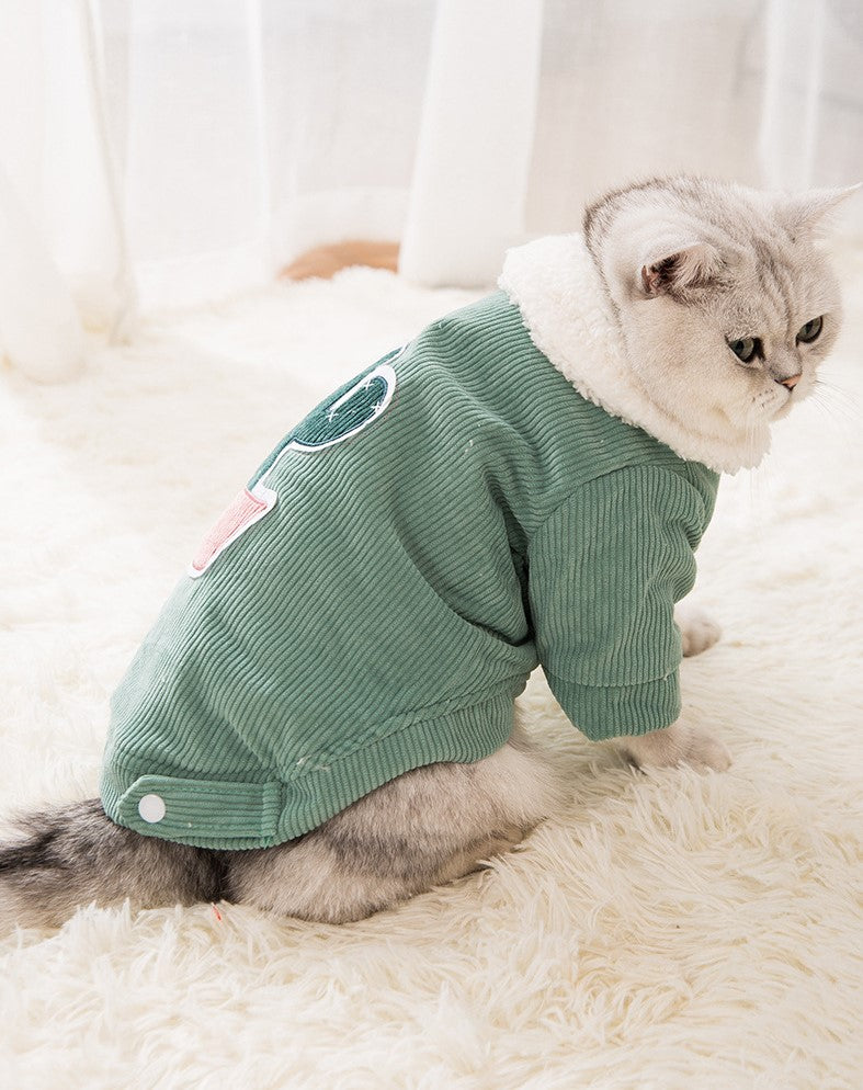 Pet Cat Turtleneck Clothes Winter Outfits Sweaters